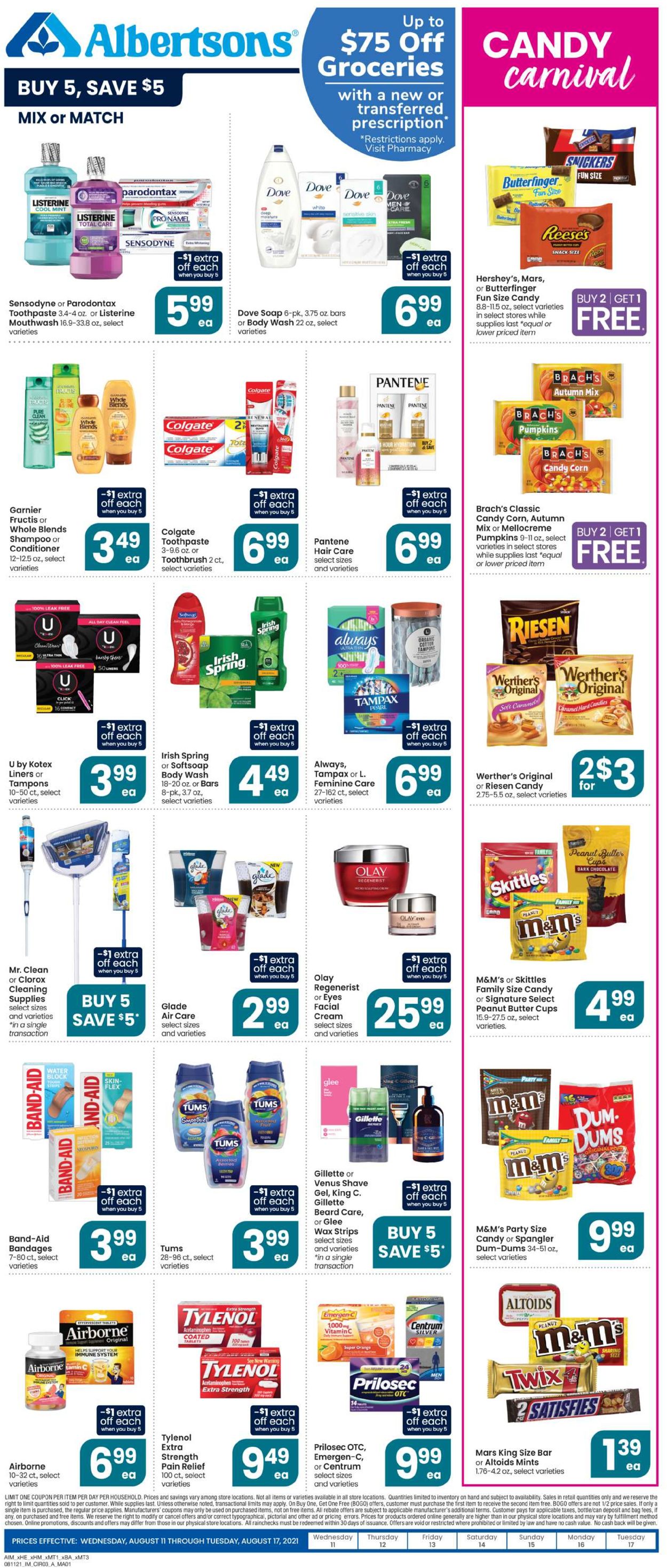 Catalogue Albertsons from 08/11/2021