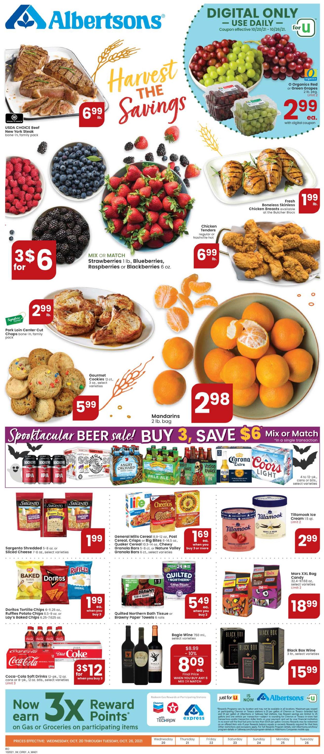 Catalogue Albertsons from 10/20/2021