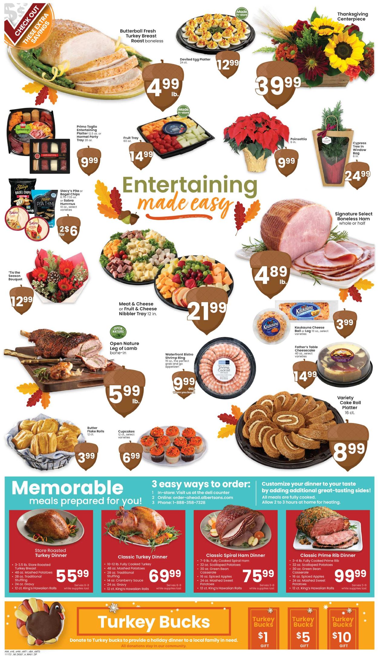 Catalogue Albertsons HOLIDAY 2021 from 11/17/2021