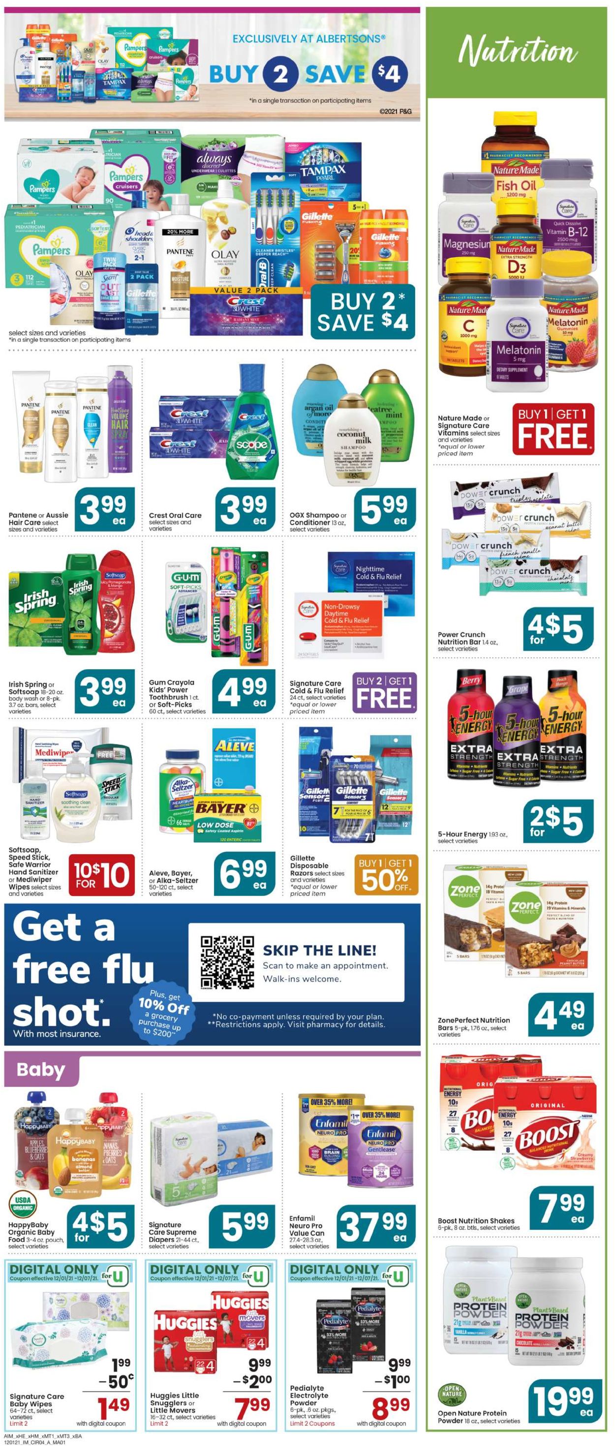 Catalogue Albertsons from 12/01/2021
