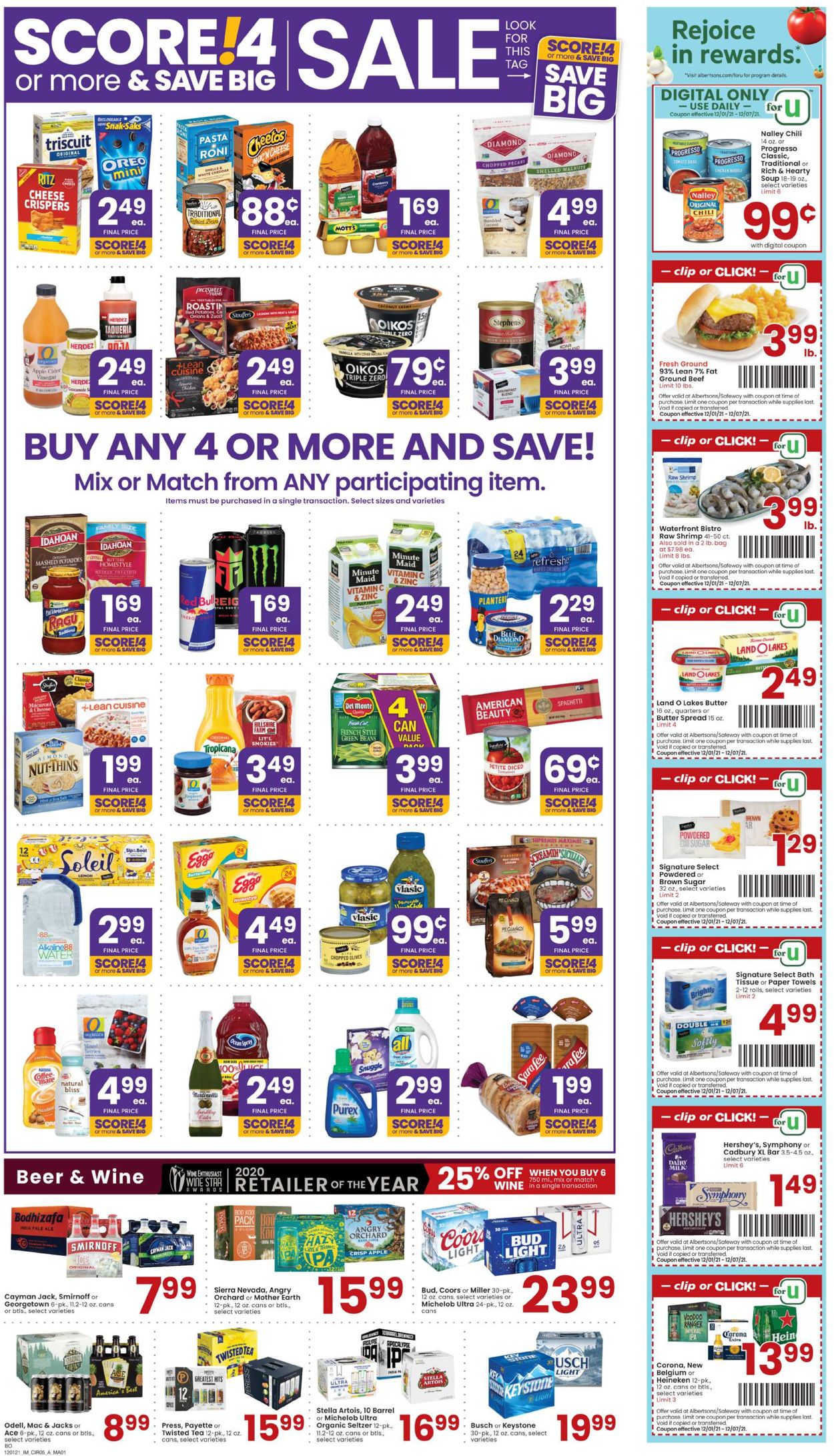 Catalogue Albertsons from 12/01/2021
