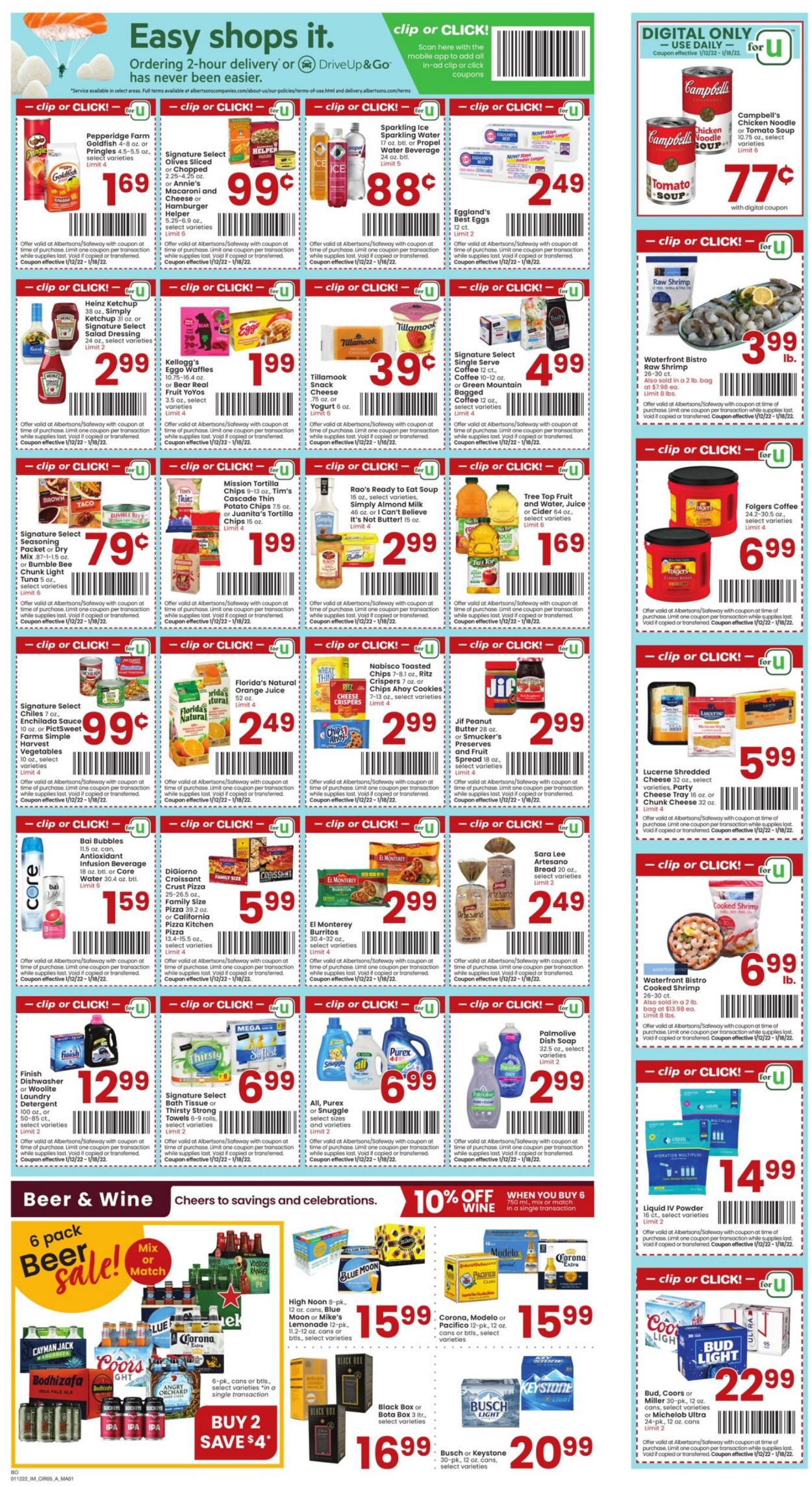 Catalogue Albertsons from 01/12/2022