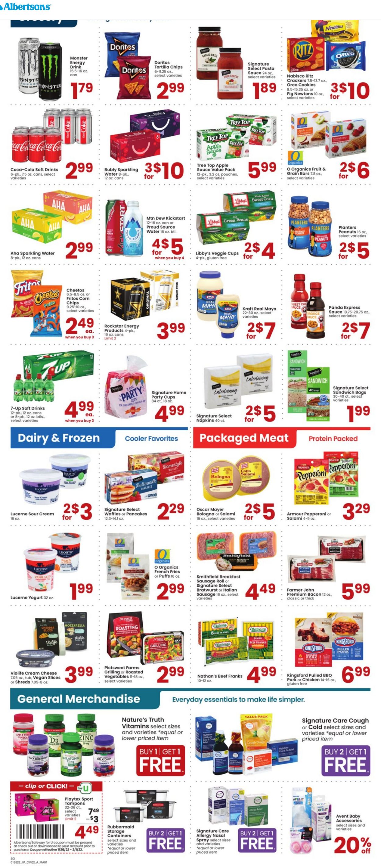 Catalogue Albertsons from 01/26/2022