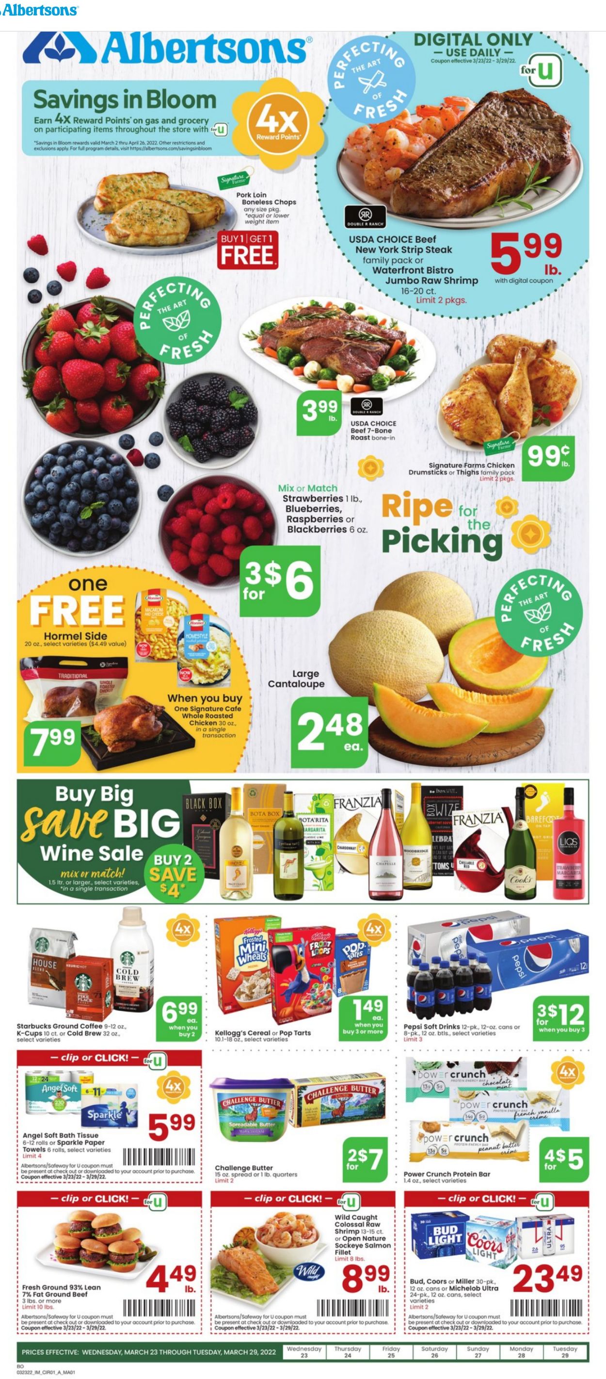 Catalogue Albertsons from 03/23/2022
