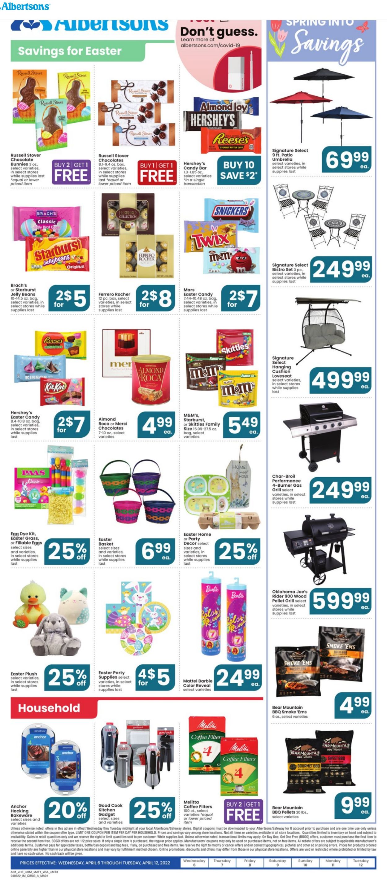 Catalogue Albertsons EASTER 2022 from 04/06/2022