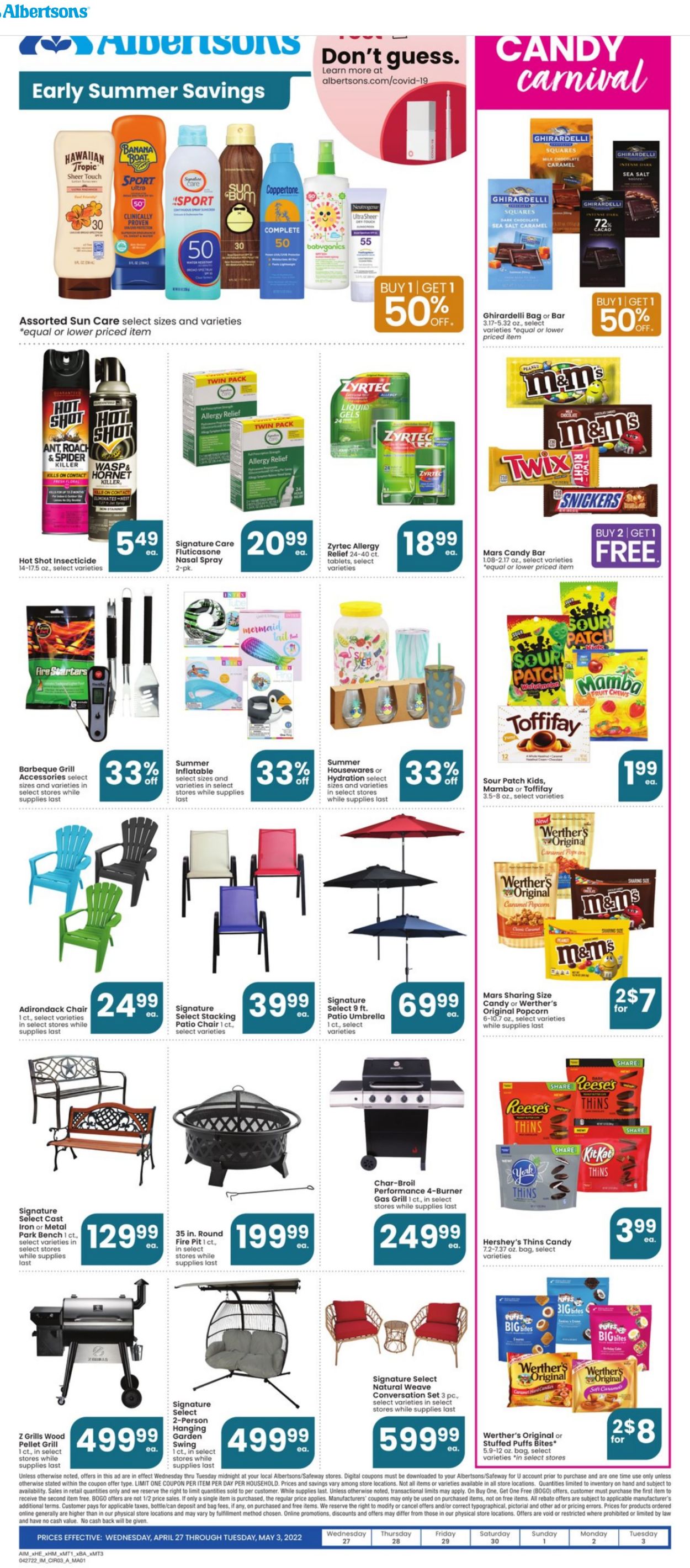 Catalogue Albertsons from 04/27/2022