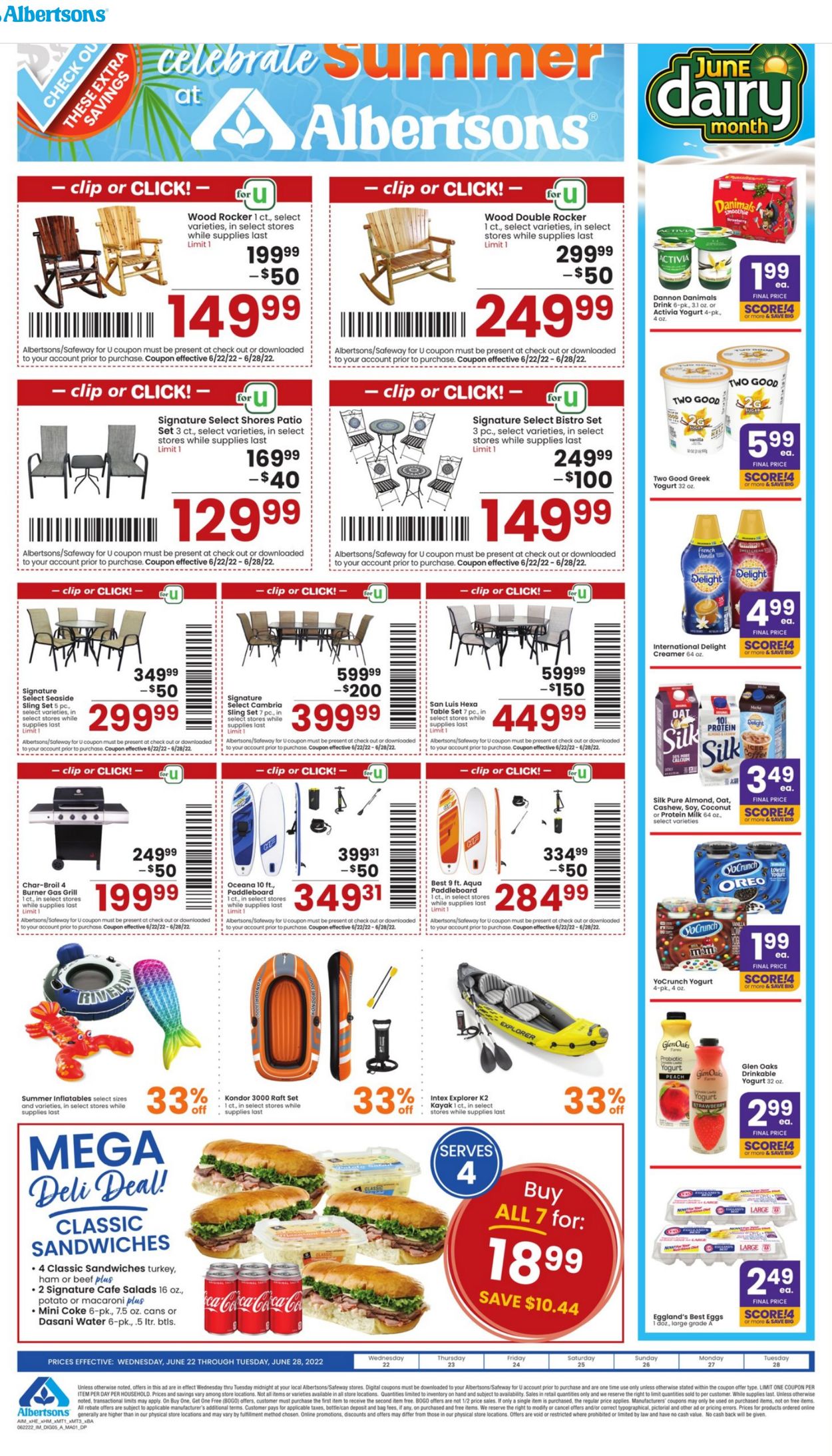 Catalogue Albertsons from 06/22/2022