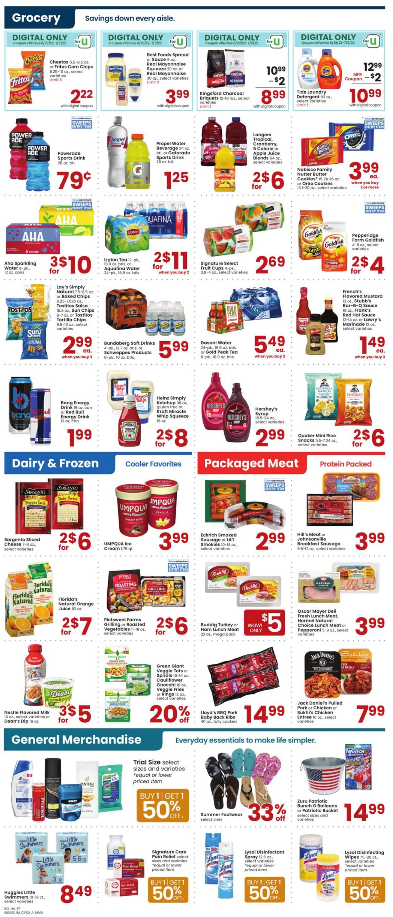 Catalogue Albertsons from 06/29/2022