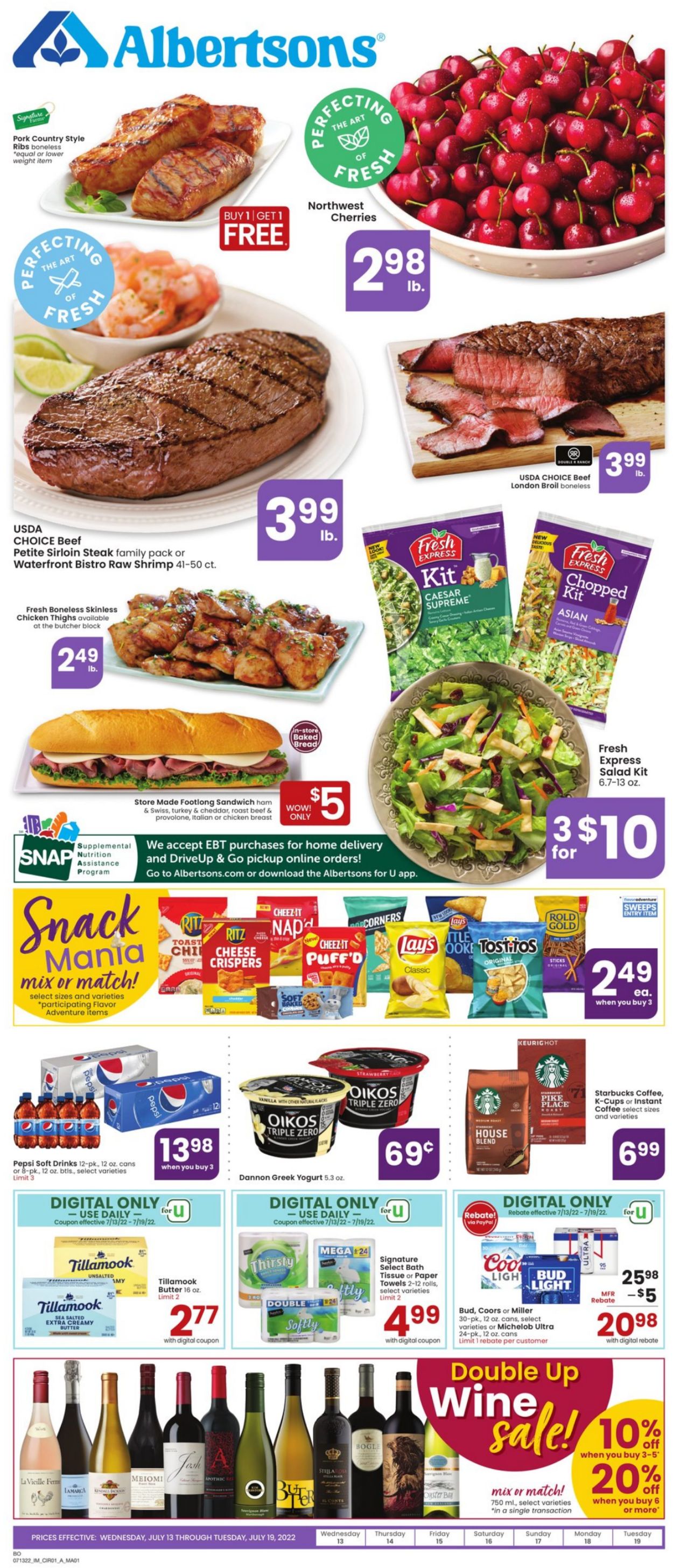 Catalogue Albertsons from 07/13/2022