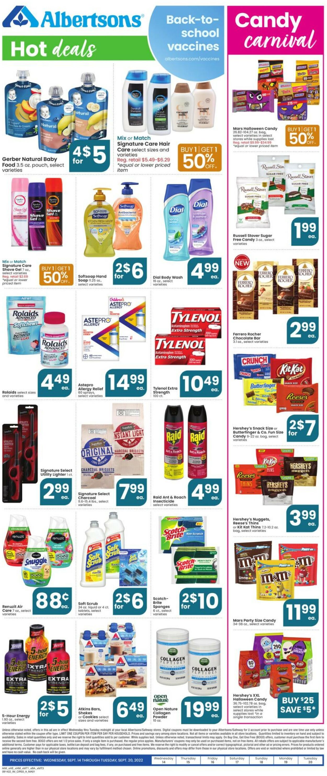 Catalogue Albertsons from 09/14/2022