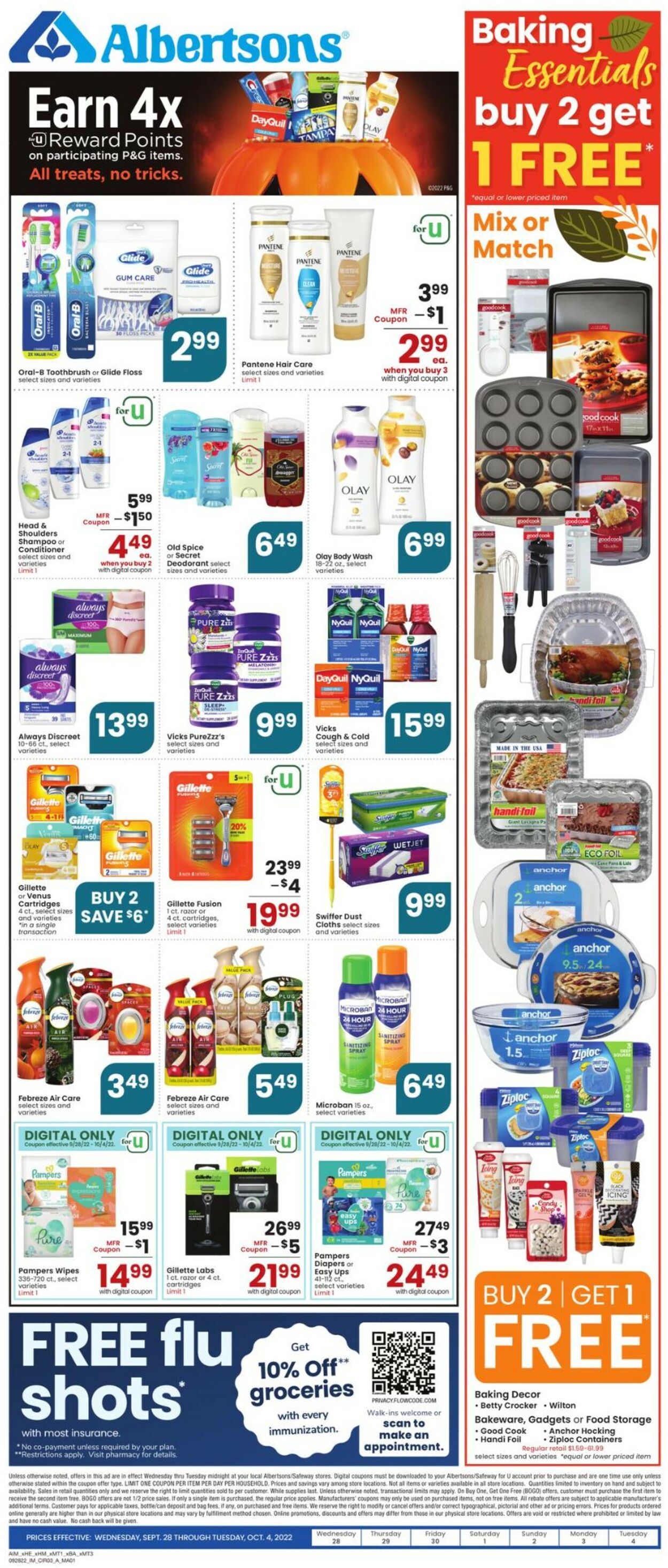 Catalogue Albertsons from 09/28/2022