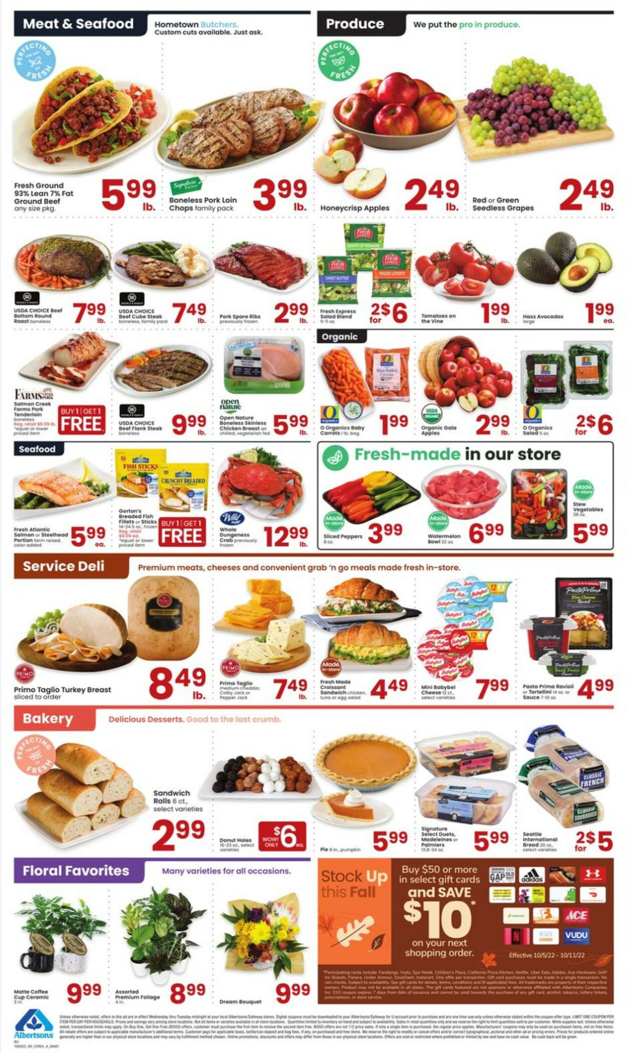 Catalogue Albertsons from 10/05/2022