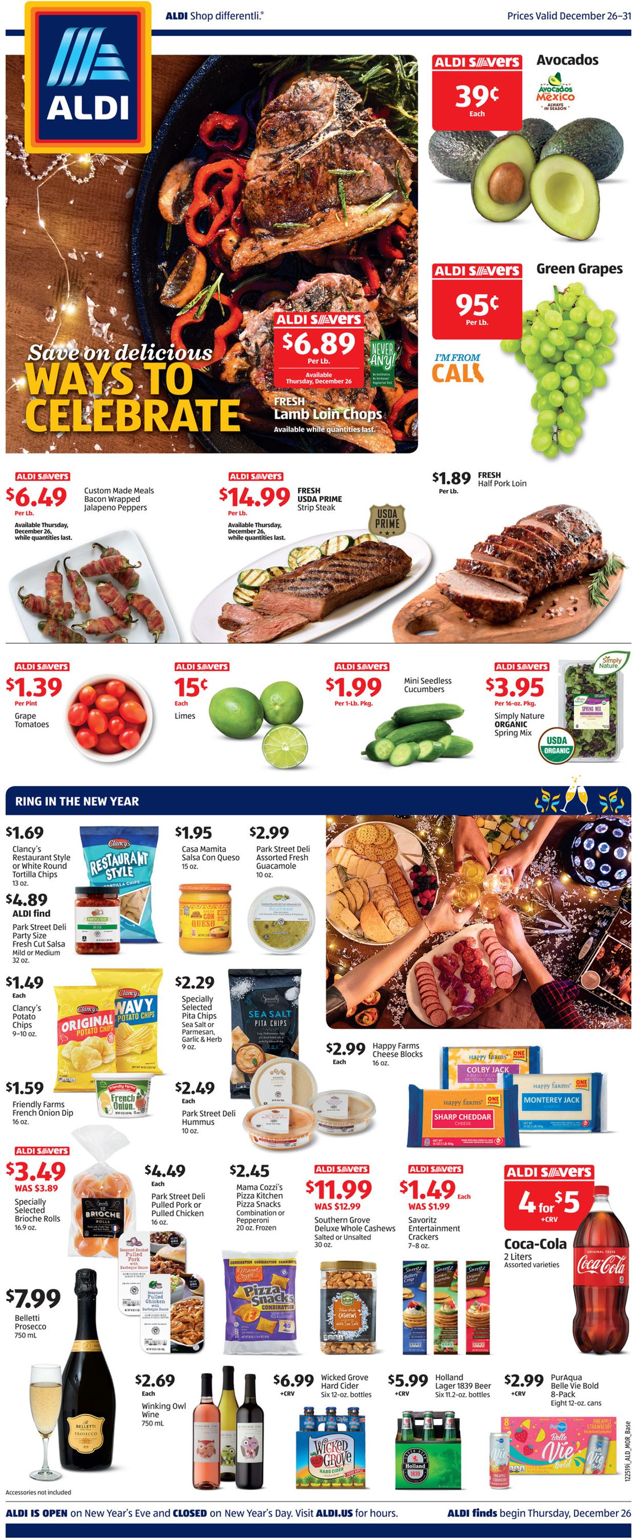 Catalogue ALDI - New Year's Ad 2019/2020 from 12/26/2019