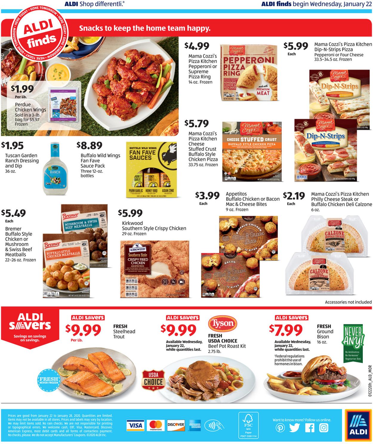 Catalogue ALDI from 01/22/2020