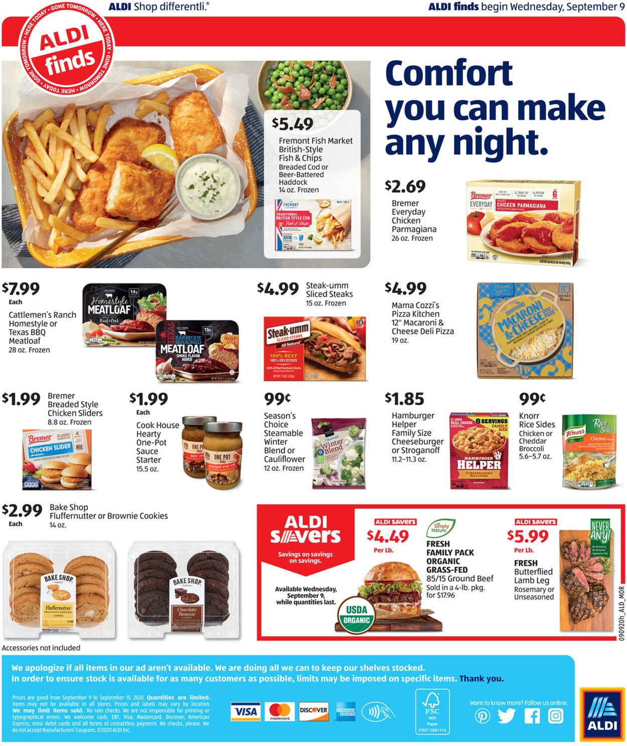 Catalogue ALDI from 09/09/2020