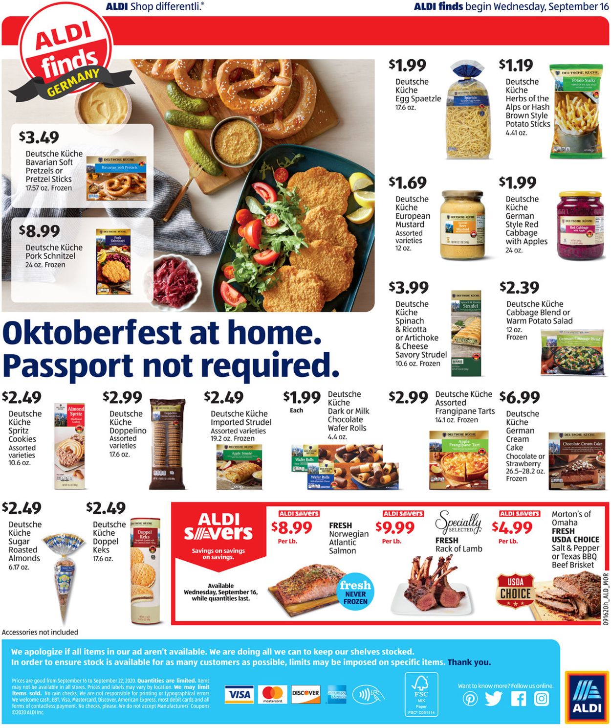 Catalogue ALDI from 09/16/2020