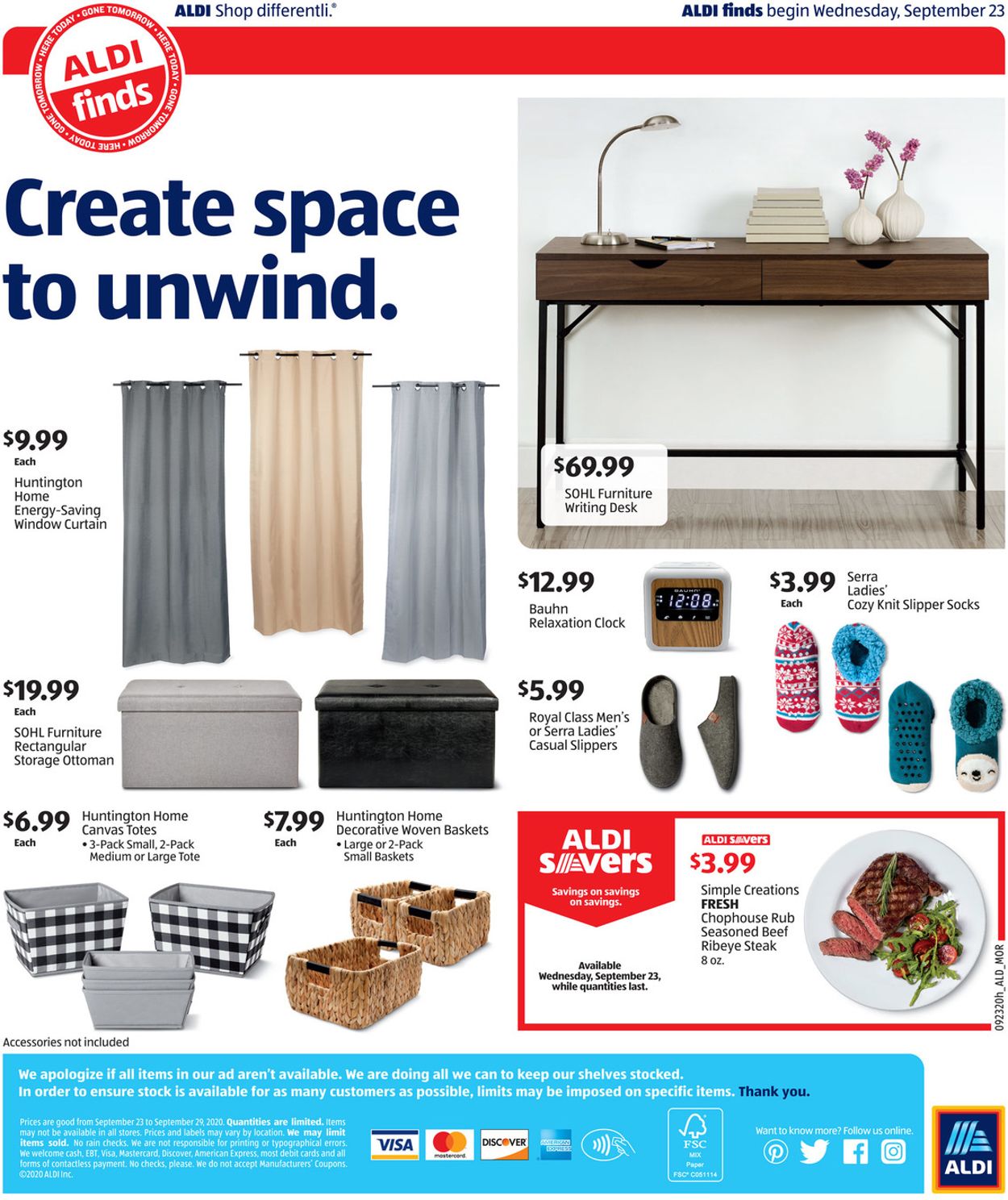 Catalogue ALDI from 09/23/2020