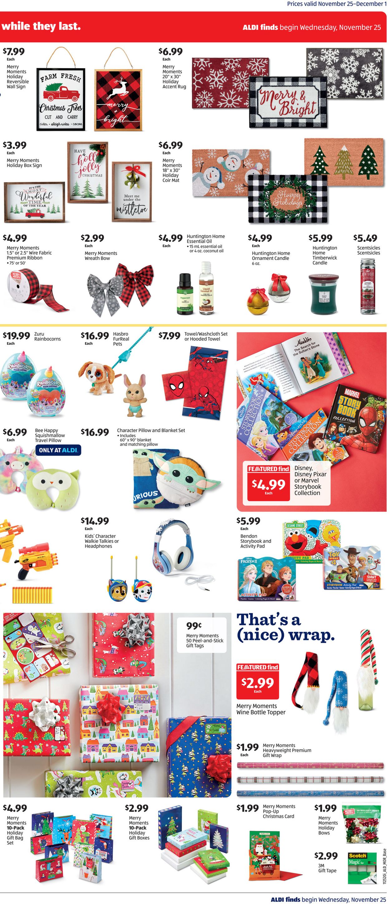 Catalogue Aldi Thanksgiving 2020 from 11/25/2020