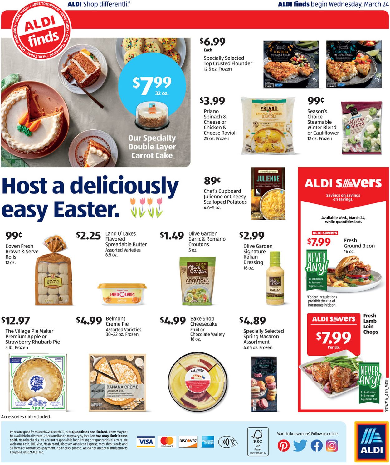 Catalogue ALDI - Easter 2021 from 03/24/2021