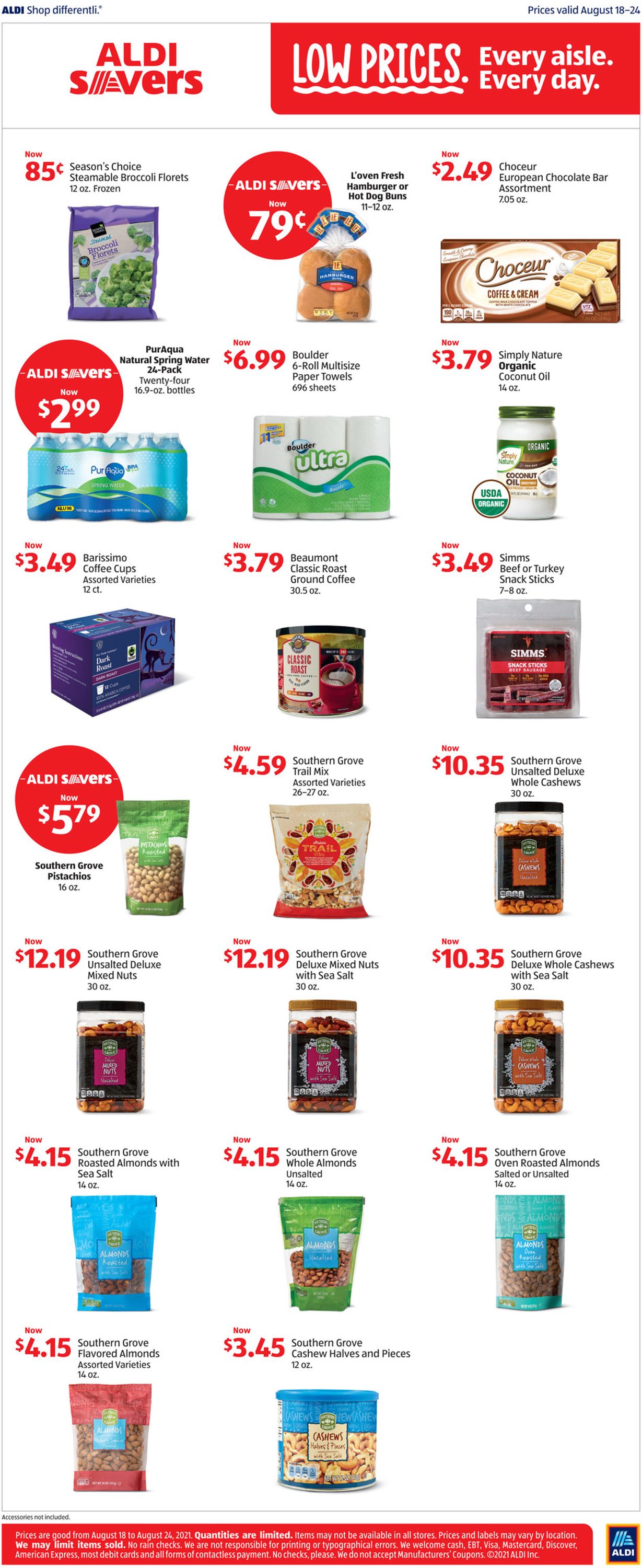 Catalogue ALDI from 08/18/2021