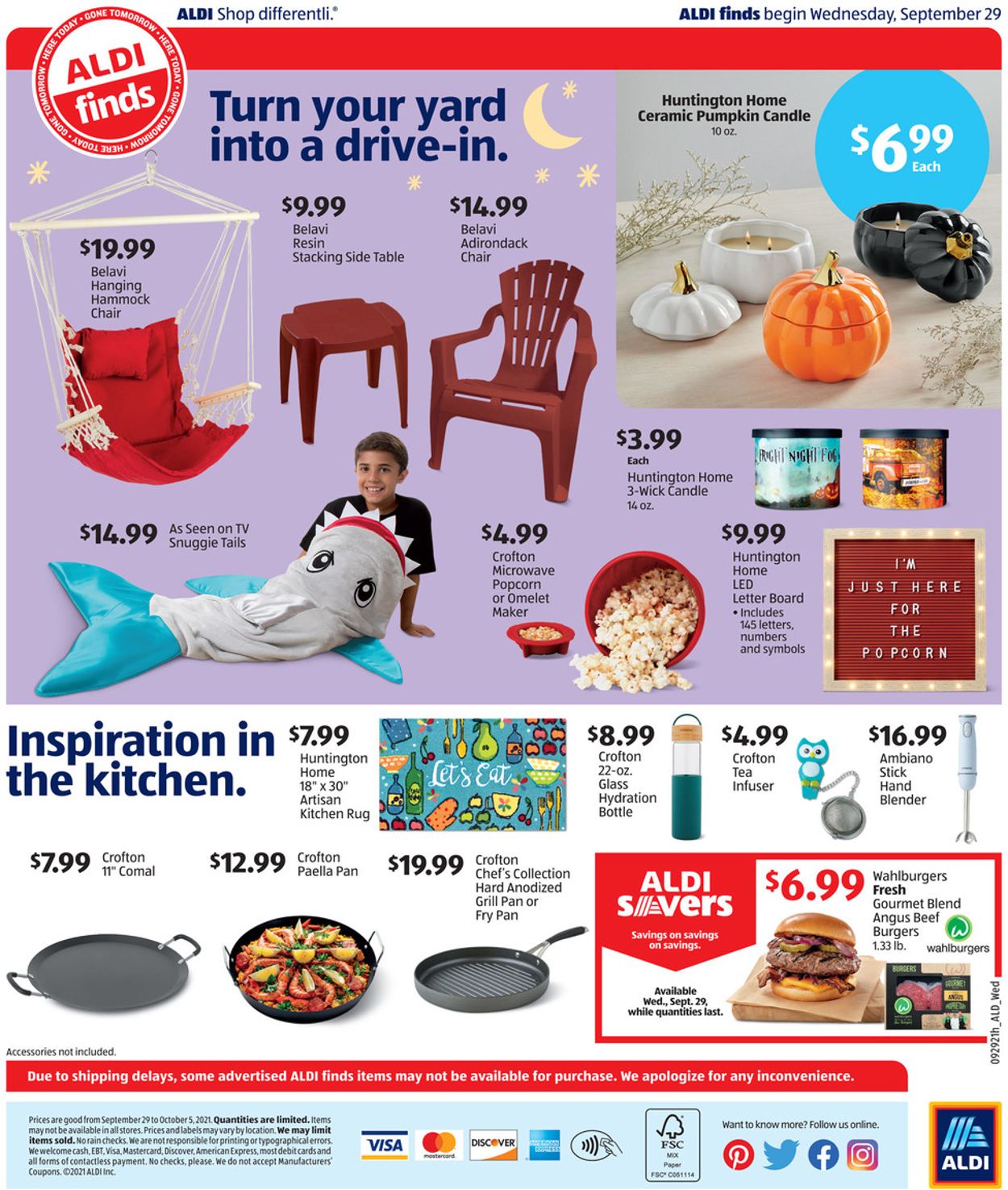 Catalogue ALDI from 09/29/2021
