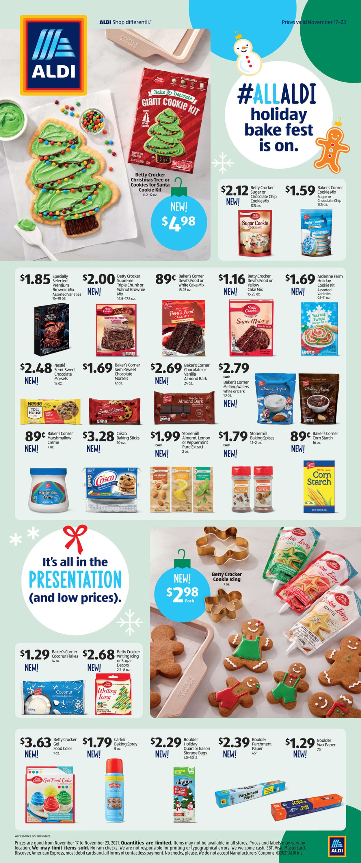 Catalogue ALDI THANSKGIVING 2021 from 11/17/2021