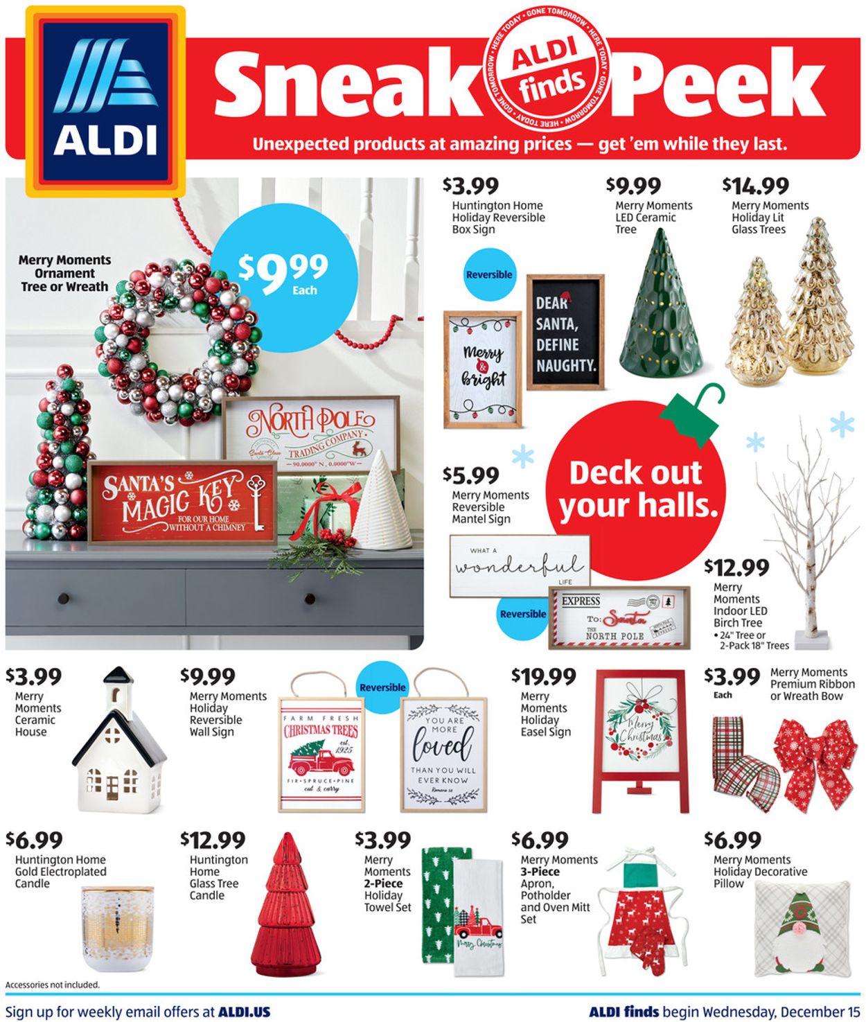 Catalogue ALDI - HOLIDAY 2021 from 12/15/2021