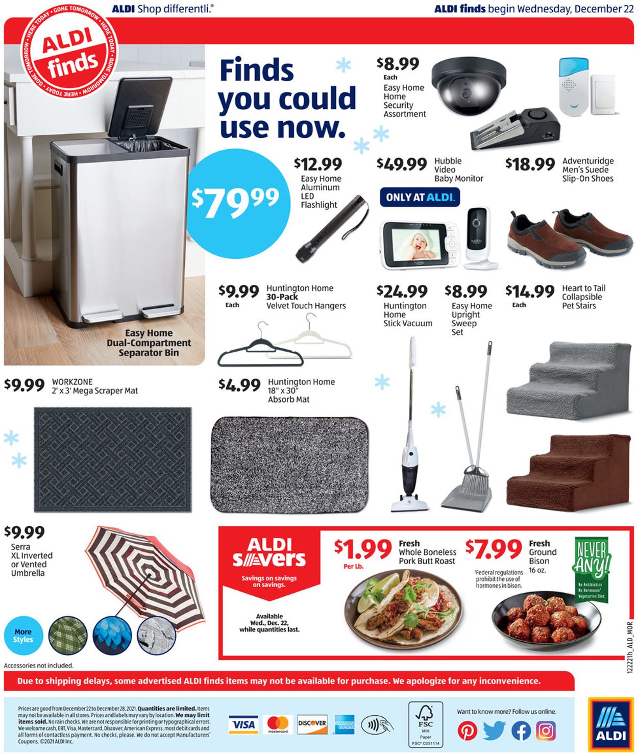 Catalogue ALDI from 12/22/2021