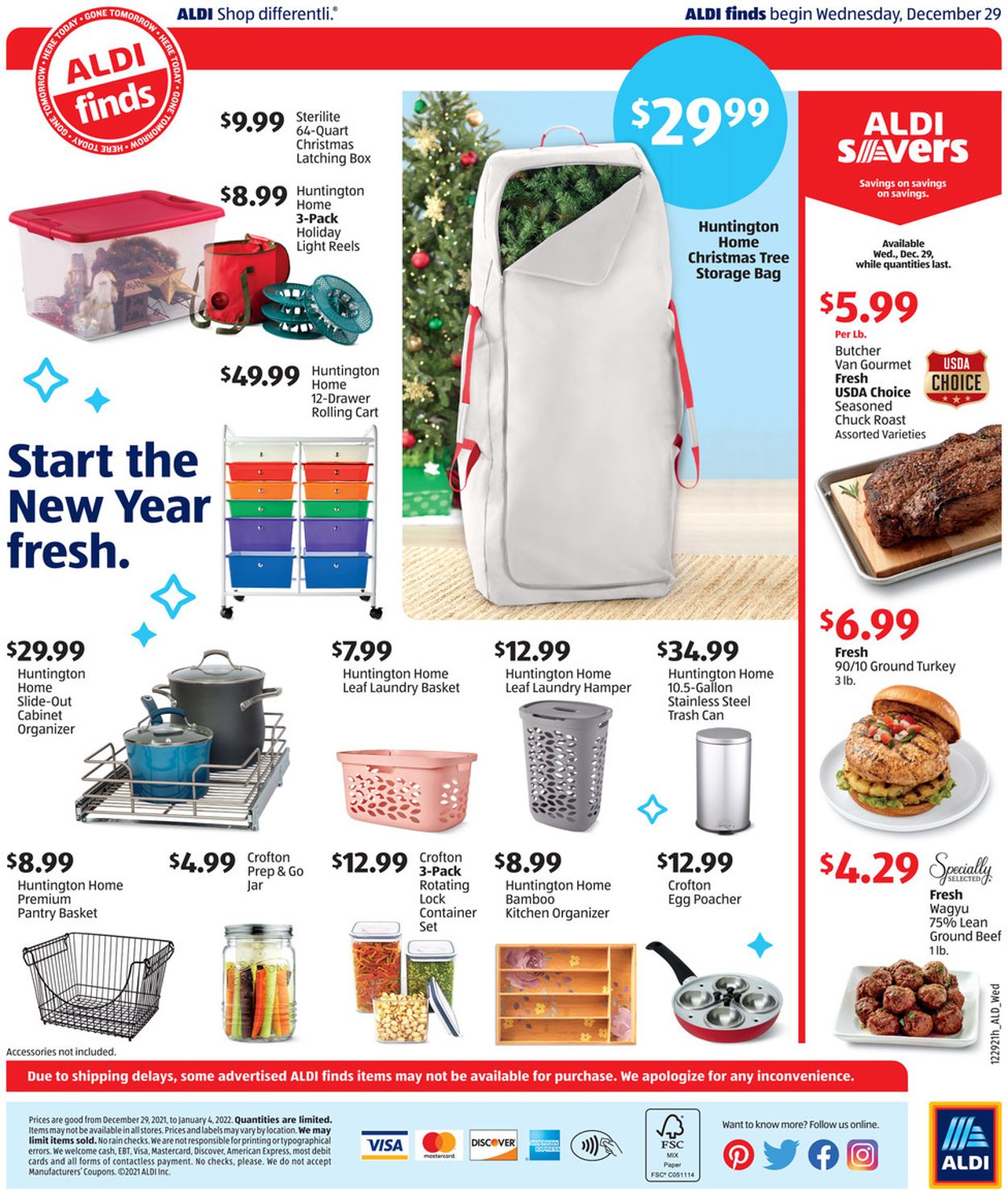 Catalogue ALDI CHRISTMAS 2021 from 12/29/2021