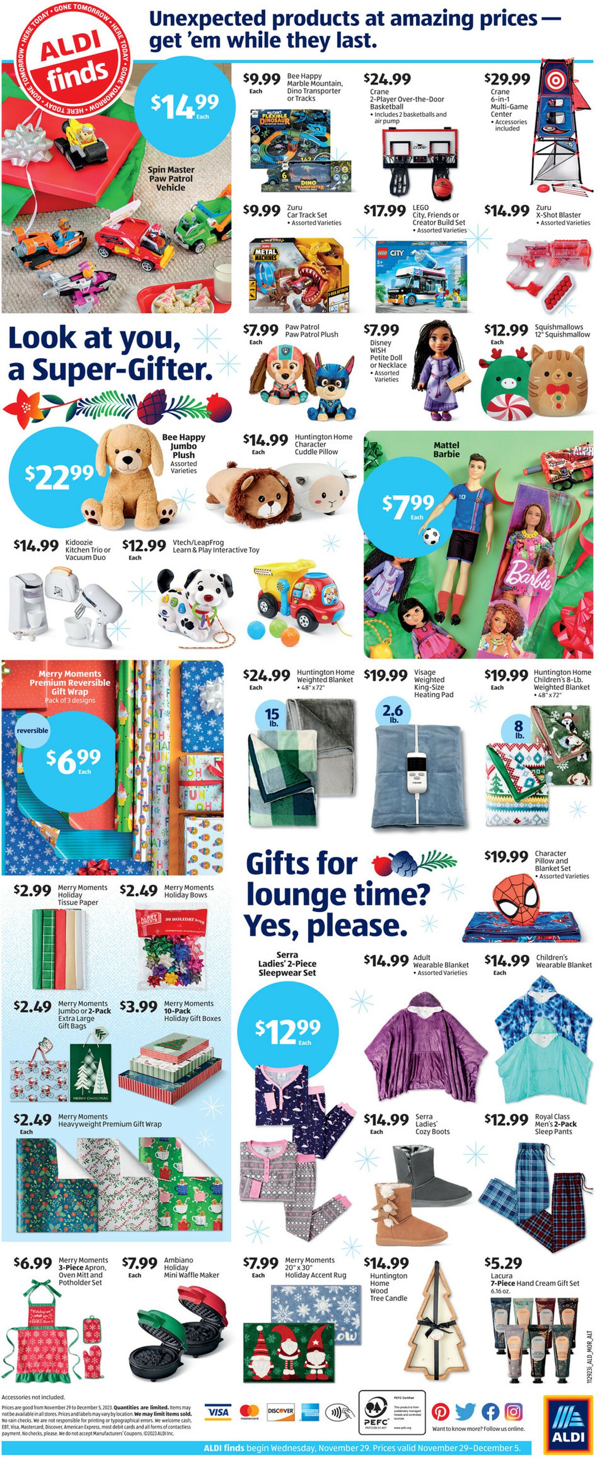Catalogue ALDI from 11/29/2023