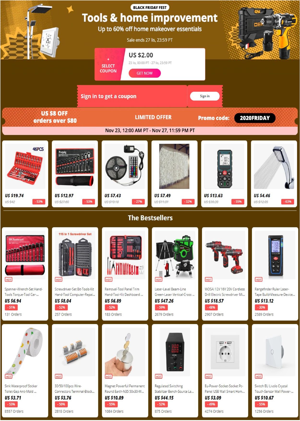 Catalogue AliExpress Christmas 2020 from 11/25/2020
