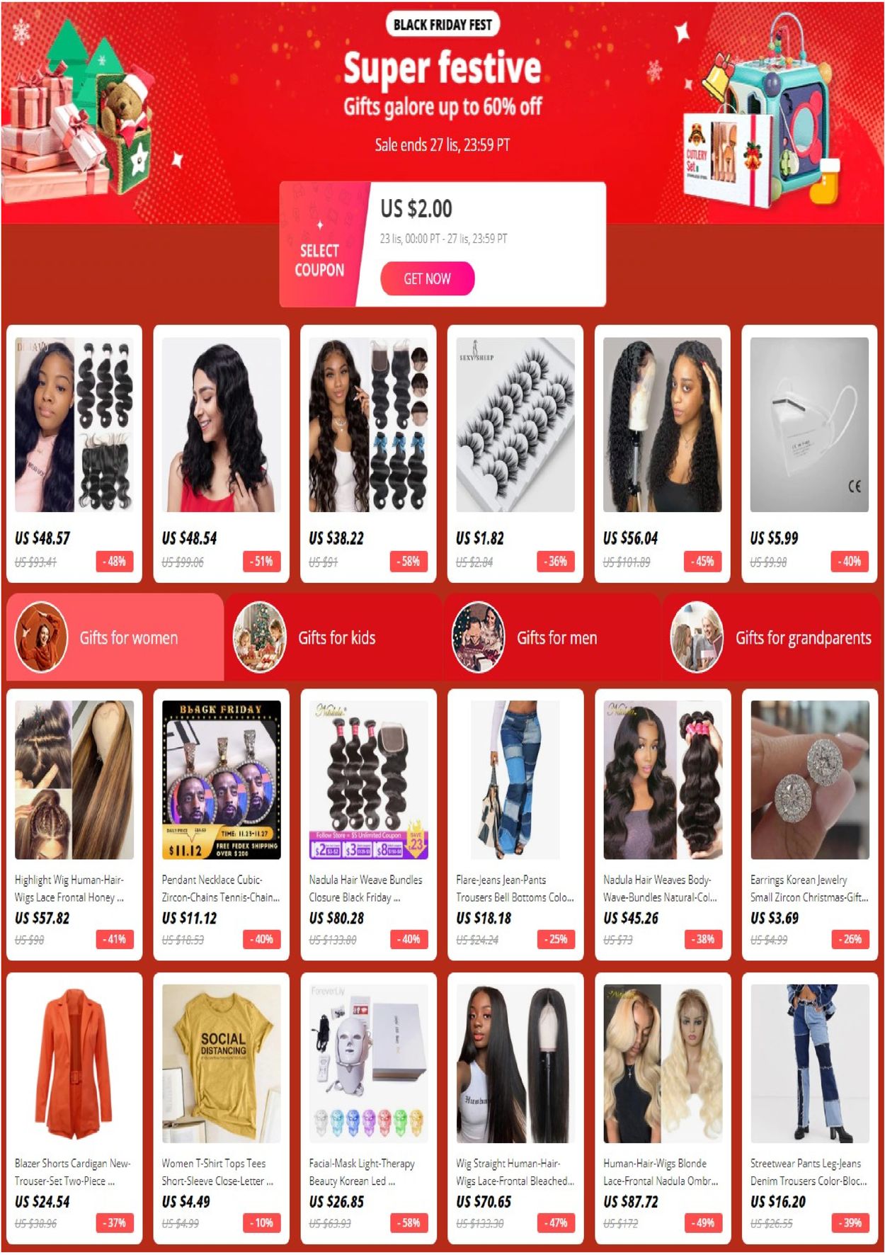Catalogue AliExpress Christmas 2020 from 11/25/2020