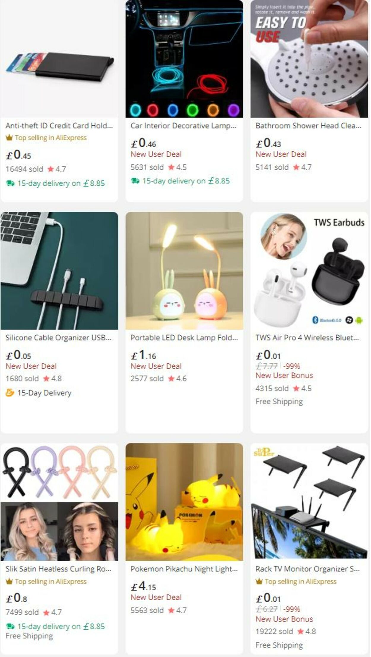Catalogue AliExpress from 09/08/2022