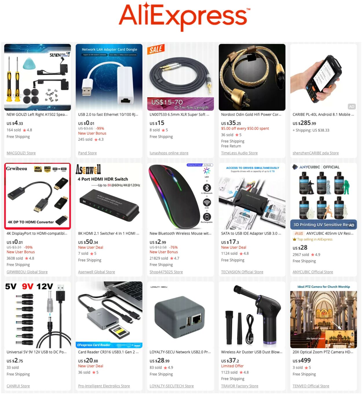 Catalogue AliExpress from 09/20/2022