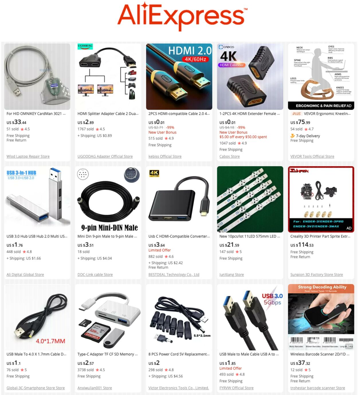 Catalogue AliExpress from 09/20/2022