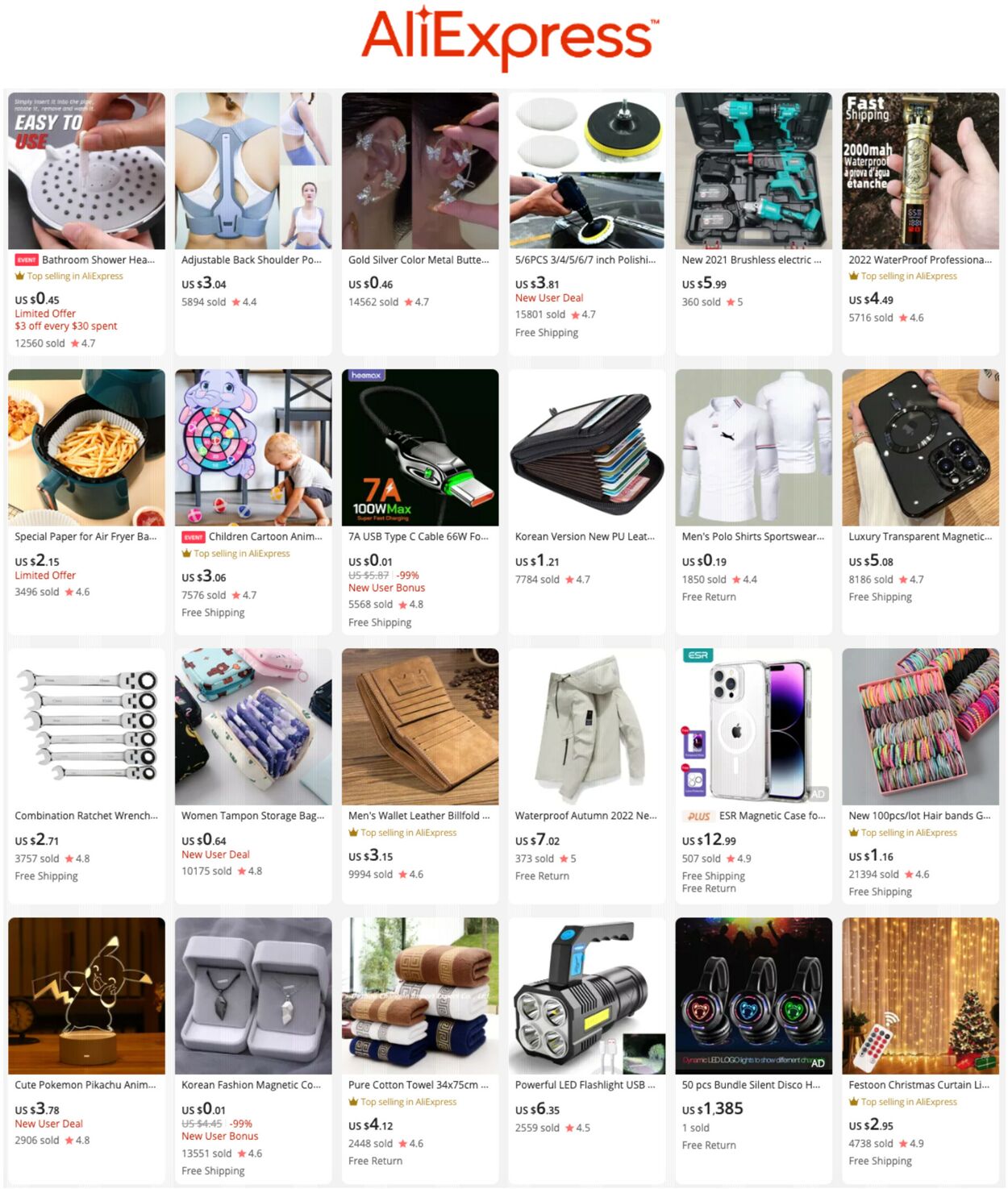 Catalogue AliExpress from 10/11/2022
