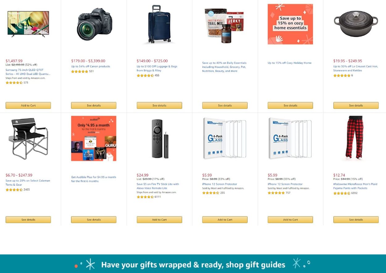 Catalogue Amazon from 11/21/2020
