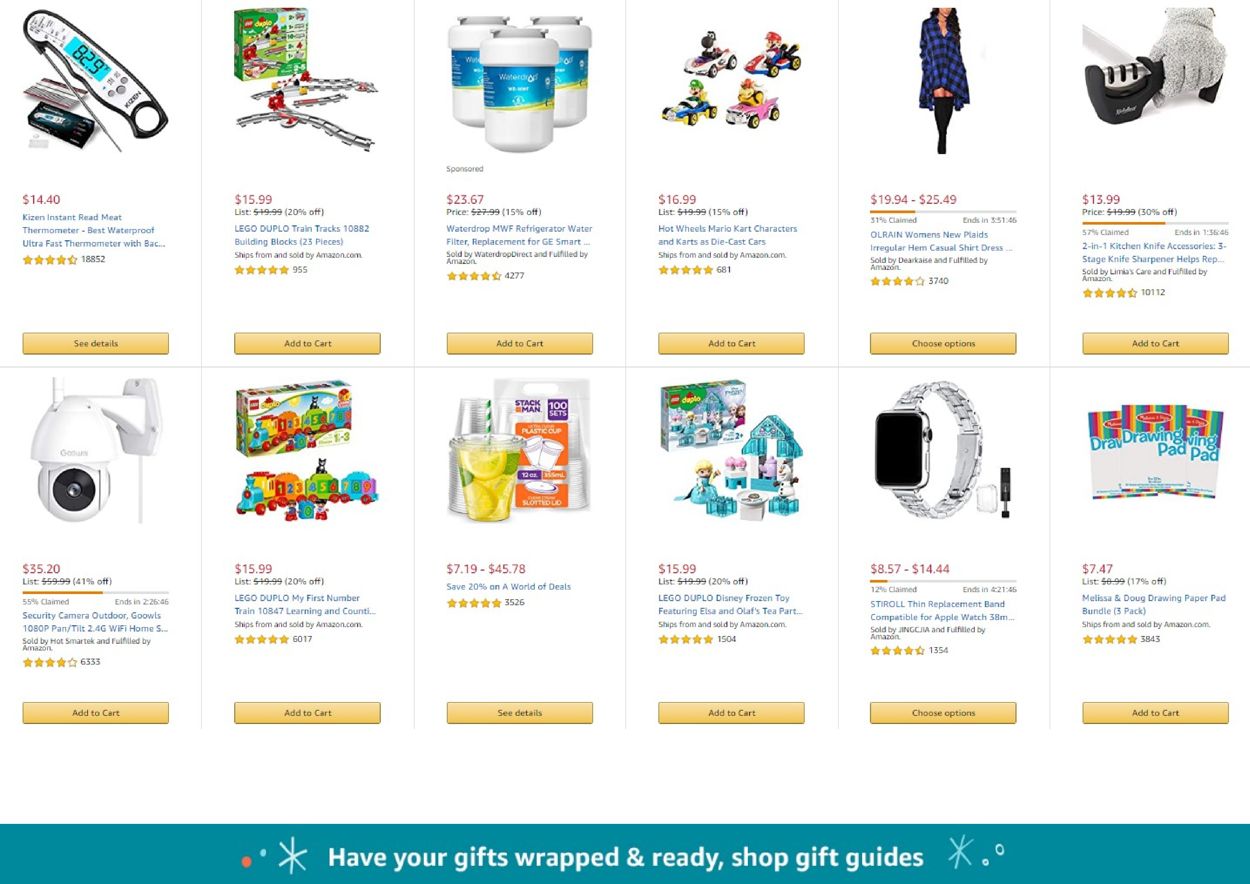 Catalogue Amazon from 11/21/2020