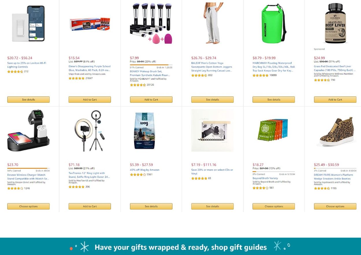 Catalogue Amazon from 11/21/2020