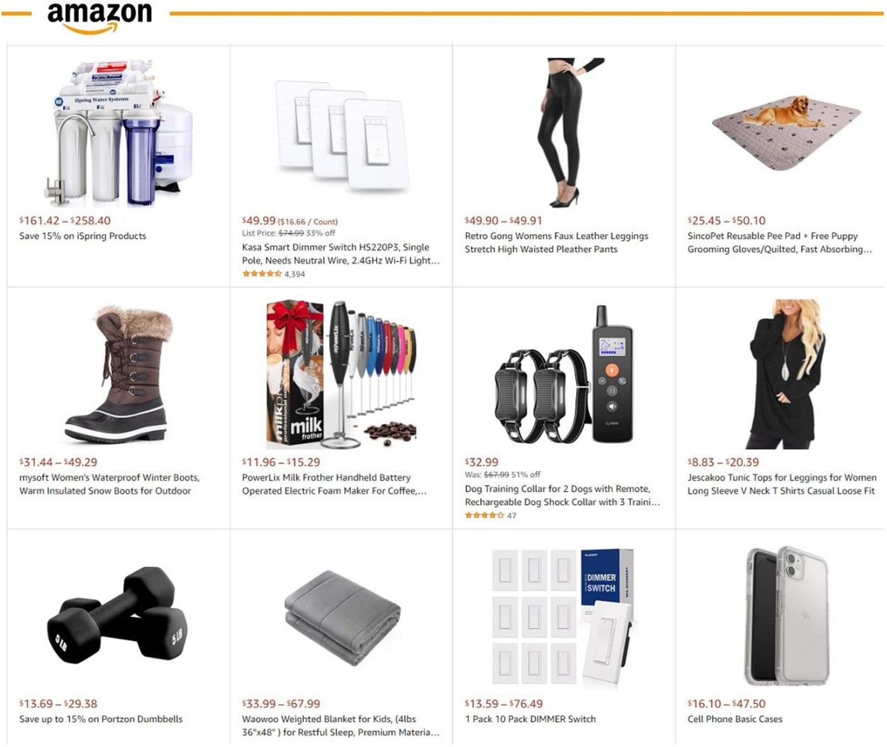 Catalogue Amazon from 01/13/2022