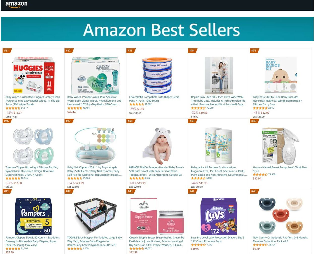 Catalogue Amazon from 10/13/2022