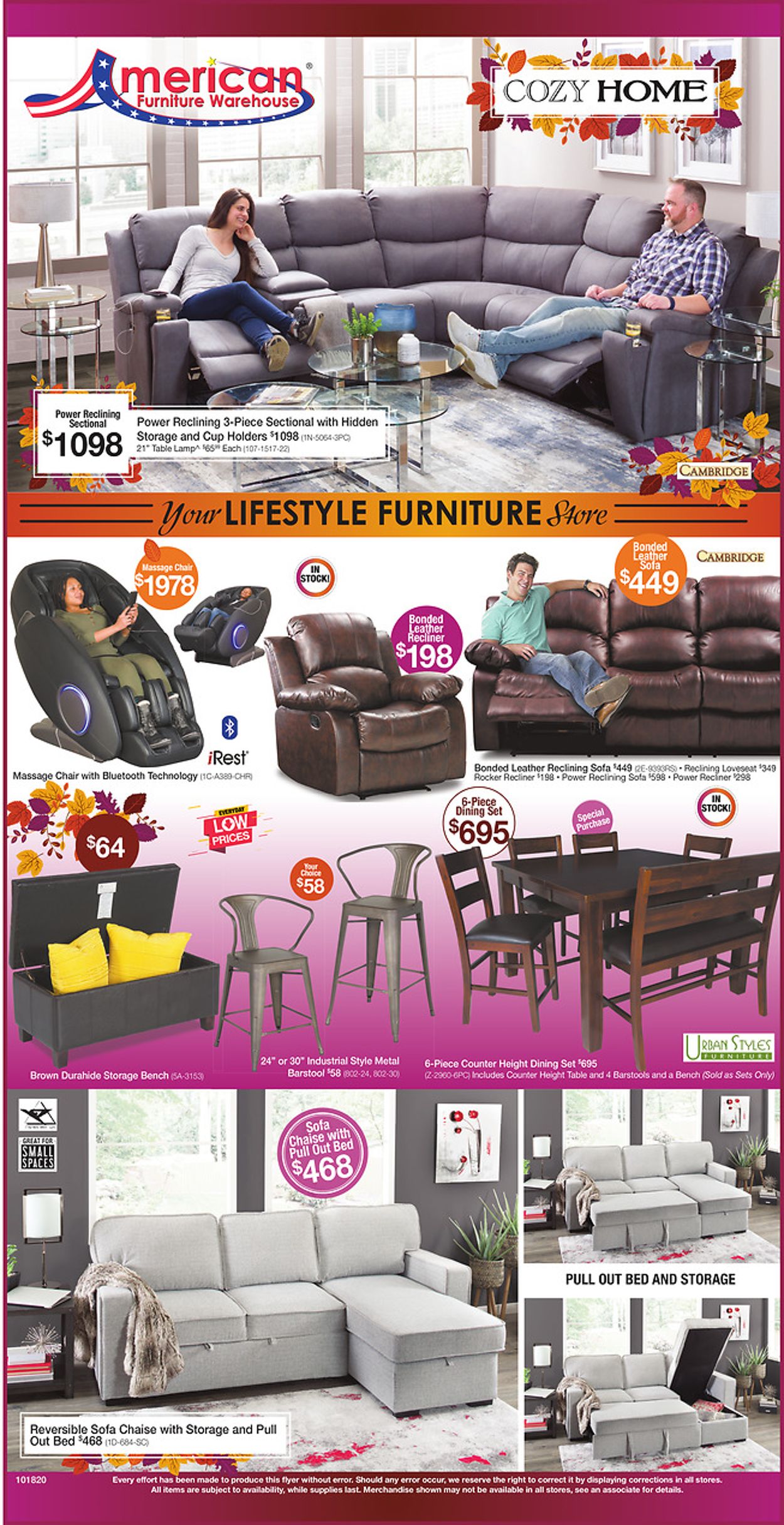 American Furniture Warehouse Current Weekly Ad 10 07 10 27 2020 Frequent Adscom