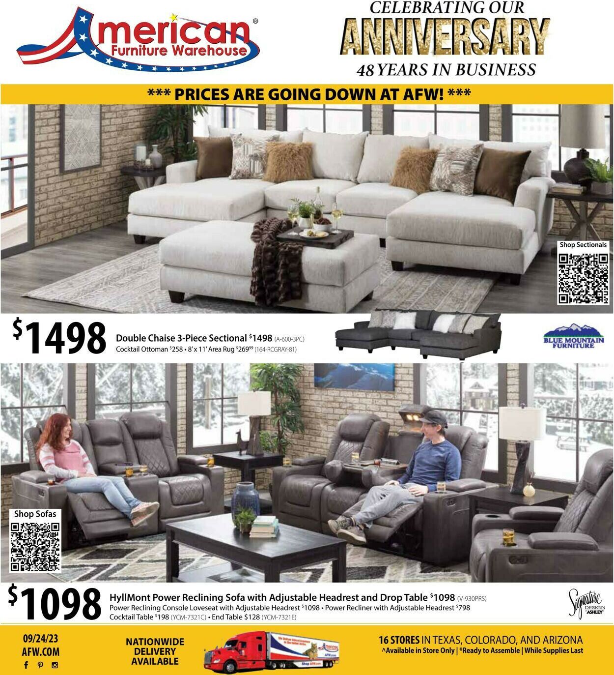 Catalogue American Furniture Warehouse from 10/01/2023