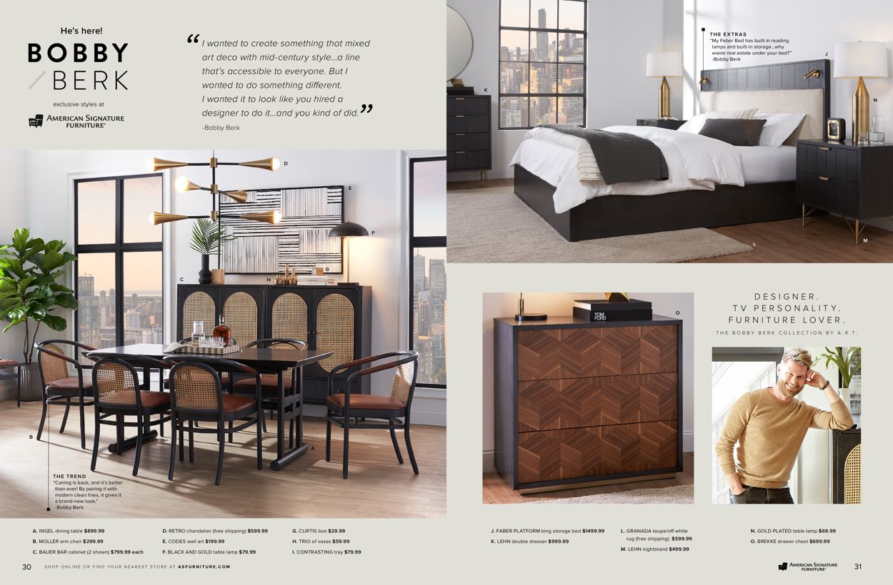 Catalogue American Signature Furniture from 11/13/2019