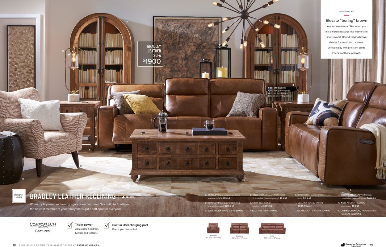 Catalogue American Signature Furniture from 01/16/2020
