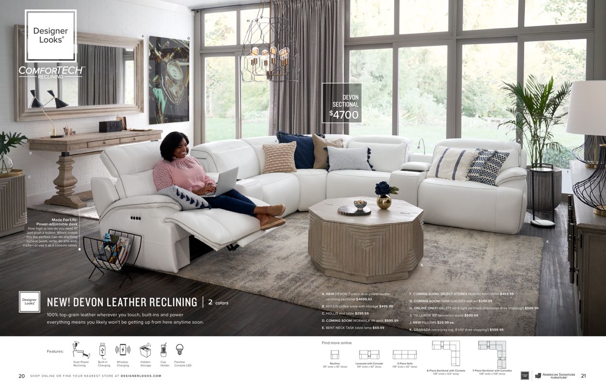 Catalogue American Signature Furniture from 02/11/2021