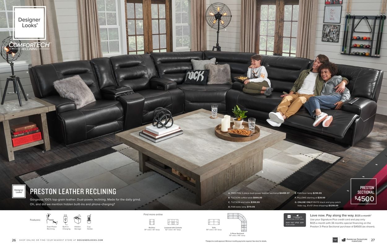 Catalogue American Signature Furniture from 02/11/2021