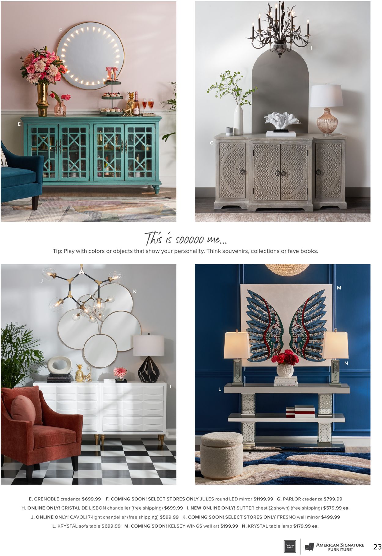 Catalogue American Signature Furniture from 05/04/2021