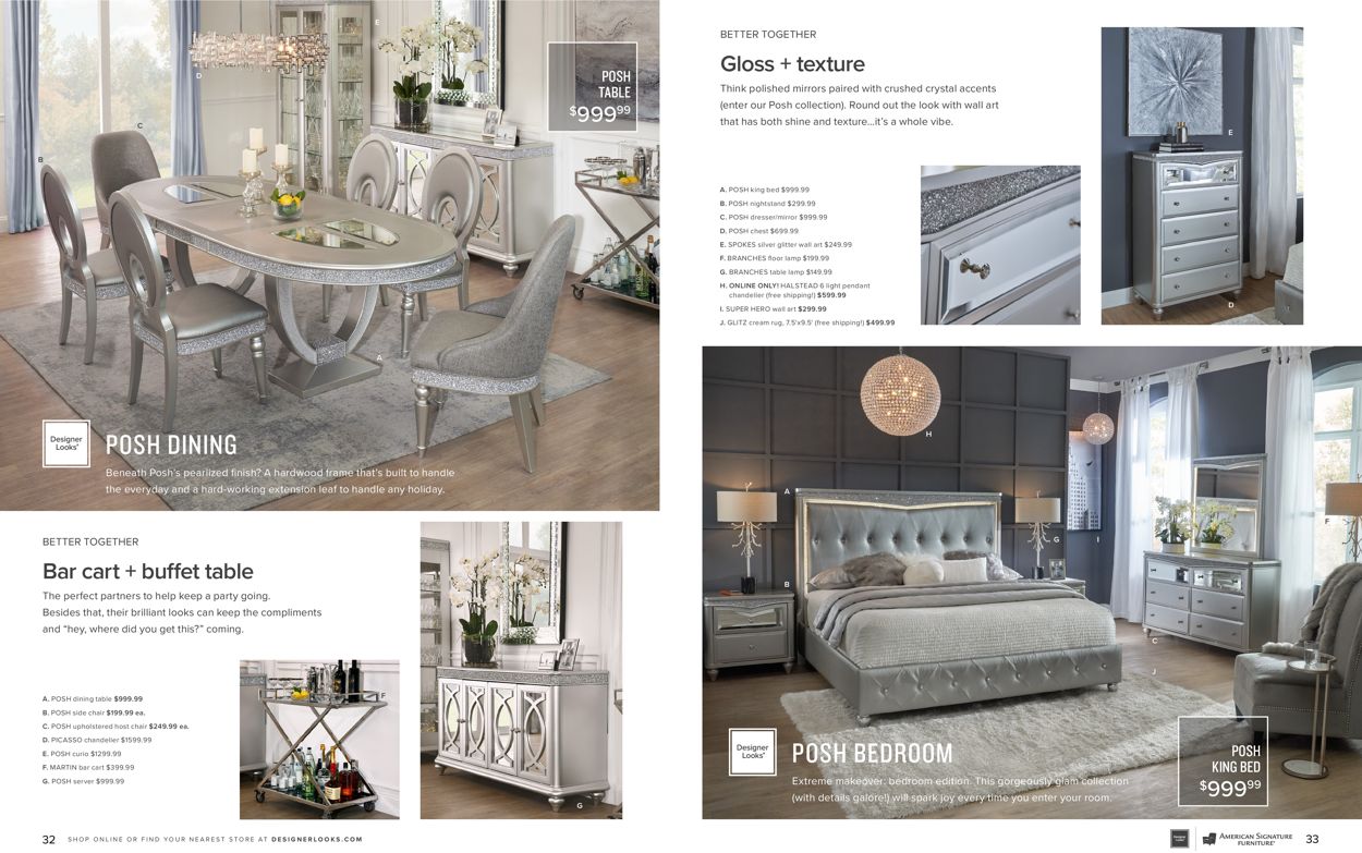 Catalogue American Signature Furniture from 08/01/2021