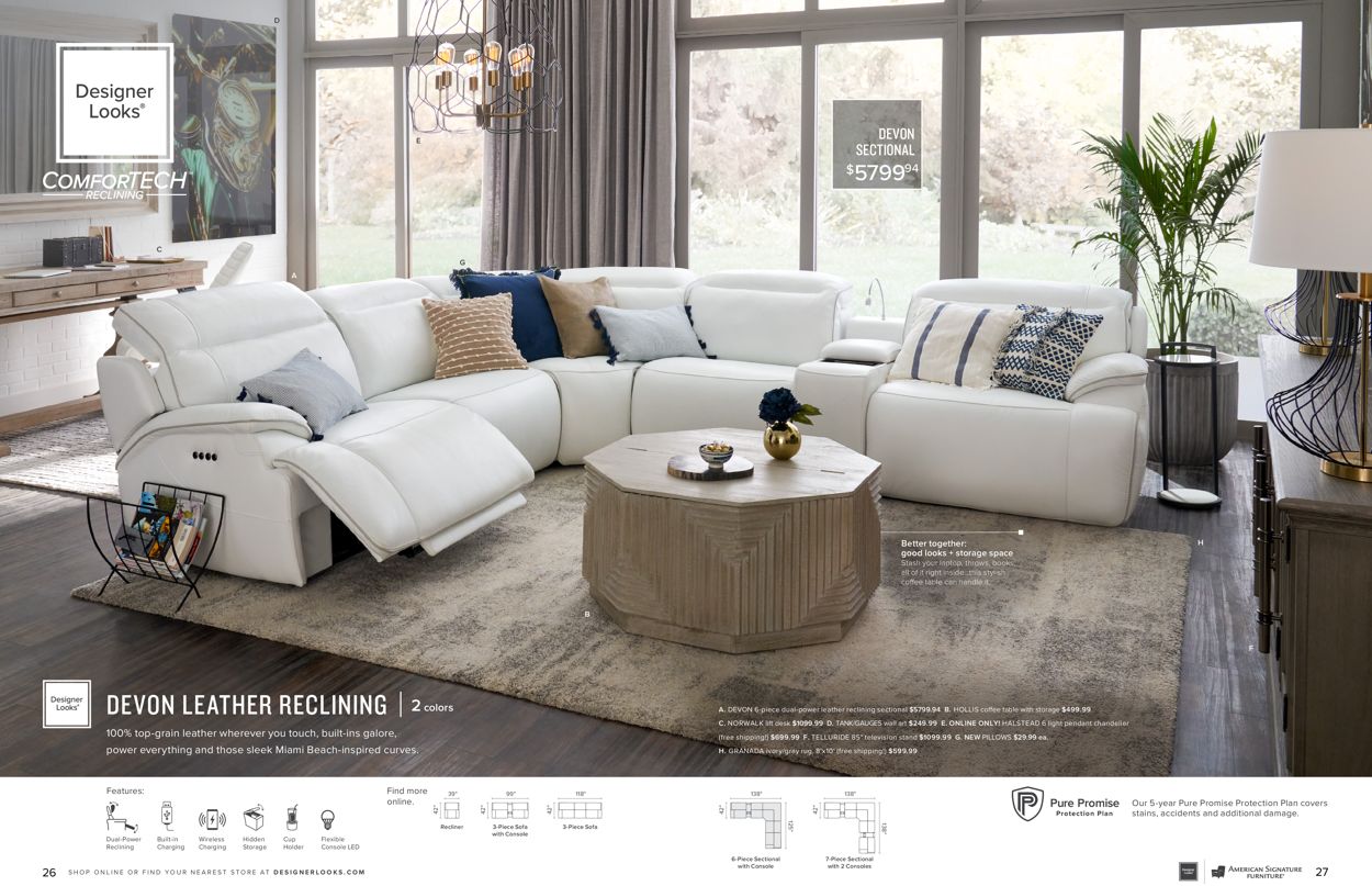 Catalogue American Signature Furniture from 09/08/2021